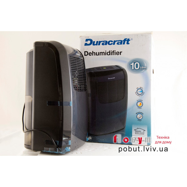Осушувач повітря DURACRAFT 10Л для комфортного клімату