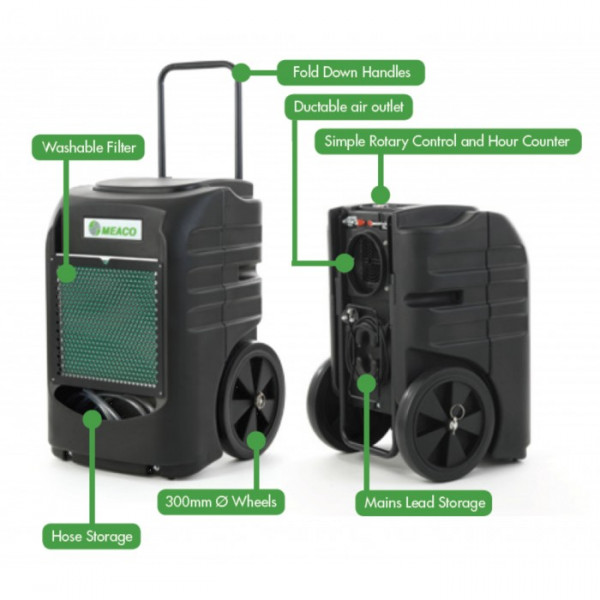 Meaco 50Lm – Надійний Осушувач для Великих Приміщень та Складів