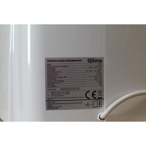 Осушувач повітря Qlima D 625 (сток) - Ефективність у кожному квадратному метрі