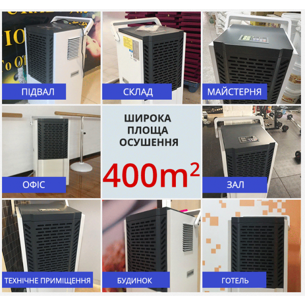 Maxton MX-90L: Високопродуктивний Промисловий Осушувач для Великих Площ