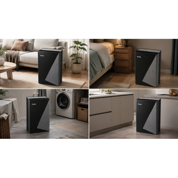 Осушитель воздуха Tivex Vortex 24 с Wi-Fi и системой очистки воздуха